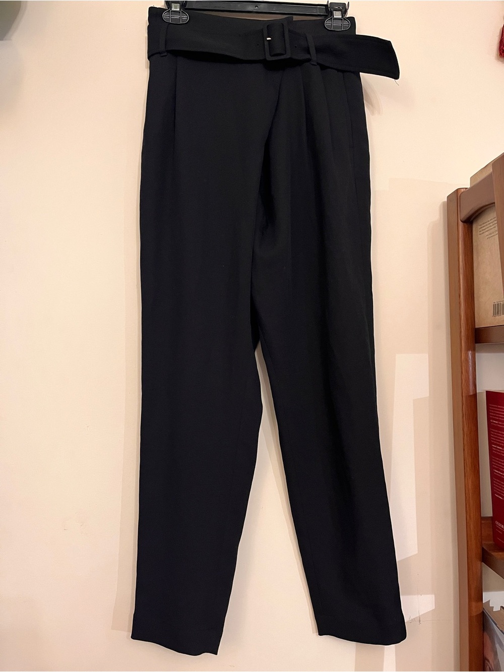 Wilfred High-Waist Belted Tapered Pants Size Small